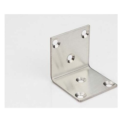 High Quality 20PCS Stainless Steel Corner Brackets 40*40*40mm Furniture Parts Angle Brackets Metal Connector with Screws