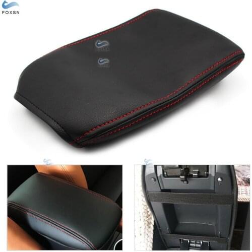 For Audi A4 2009 2010 2011 2012 2013 2014 2015 2016 Center Console Armrest Box Cover microfiber leather Protection Pad
