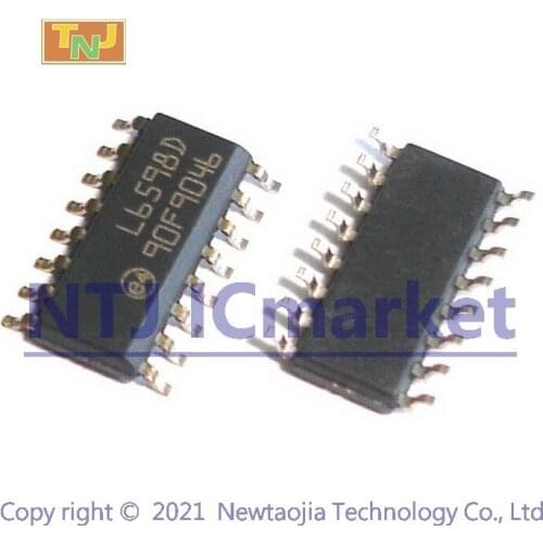 10 PCS L6598D SOP-16 L6598D013TR HIGH VOLTAGE RESONANT CONTROLLER IC CHIP