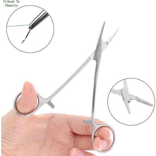 12CM Needle Clamp Suture Needle Holder Forceps For Livestock Animal Veterinary Instruments Farm Tools