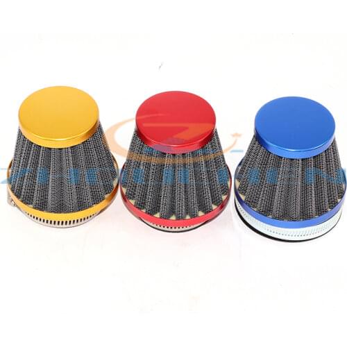 35mm 38mm New Chrome Universal Motorcycle Air Filter Pod Scooter ATV Dirt Quad Bike