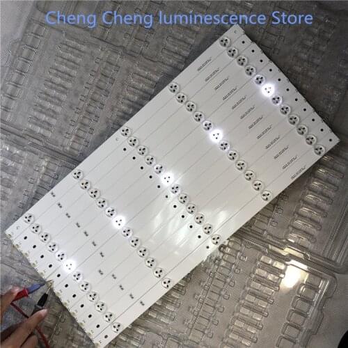 55Pieces/lot for 50 "LED Strip Hisense LTDN50K220WTEU LTDN50K220WSDE SVH500A24_5LED_Rev07_150304 HD500DF-B54/58 493MM 3V NEW