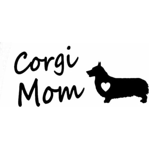 7.5"*3.5" Corgi Mom Dog Breed Funny Vinyl Decal Sticker Car Stickers Window