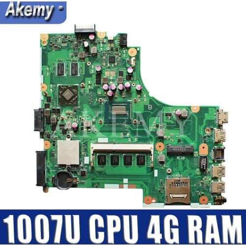 Akemy X450VP For Asus A450V Y481C X452C D452C X450VP X450CC K450C Laotop Mainboard X450VP Motherboard W/ 1007U CPU 4G RAM