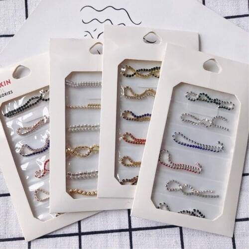 DIY jewelry accessories different colors with diamond tassel chain nail art embellishment jewelry accessories materials