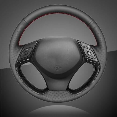 Auto Braiding On The Steering Wheel Cover for Toyota C-HR CHR 2016 2017 2018 2019 2020 Car Braid Wheel Covers