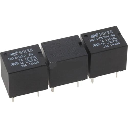 Free shipping 20PCS HKV6-DC12V-SG HKV6-DC12V HUIKE RELAY ( USED ) 12V HKV6 DC12V SG D