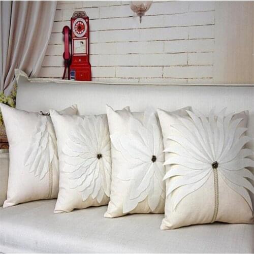Free Shipping Morden Style Linen Throw Pillow With Inner 45x45cm18inch Embroidery Cushion Chair Decorate Bloster Dakimakura