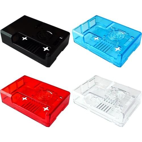 Raspberry Pi 3 Model B+ Plus ABS Case Black Transparent Blue Red ABS Plastic Box Closed Cover Shell for Raspberry Pi 3B/2