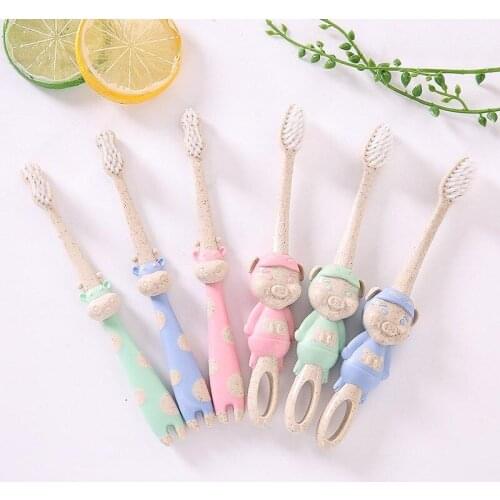 1pcs Baby Soft-bristled Toothbrush for Children Teeth Cartoon Character Training Toothbrushes Baby Dental Care Tooth Brush