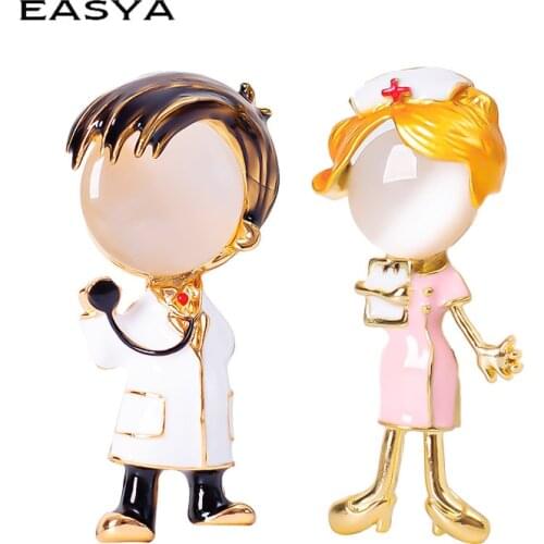 EASYA Gold Brooches For Clothes