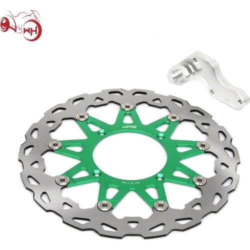 For KAWASAKI KX KXF KLX KX125 KX250 KX250F KX450F KLX450R Dirt Bike Motorcycle 320MM Flaoting Brake Disc With Bracket