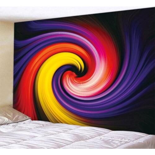 Psychedelic scene background cloth tapestry Home Art Deco tapestry Bohemian Hippie wall tapestry yoga mat sofa blanket