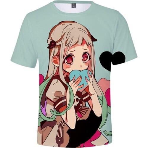 Anime Toilet-bound Hanako-kun Nene Yashiro tshirt Cosplay Costume Toilet-bound Hanako-kun 3D printed Kids men women t shirts