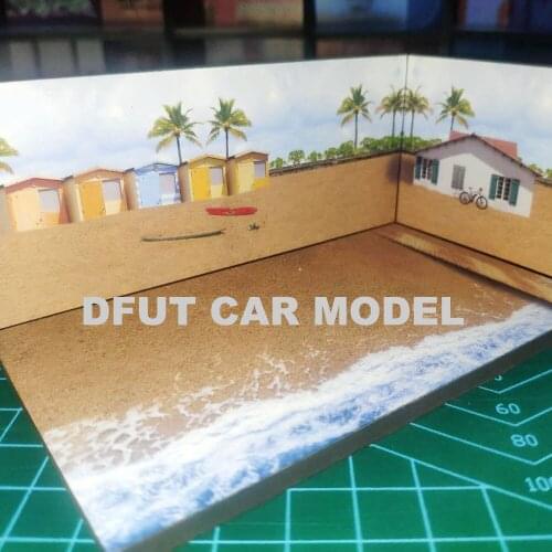 Hot sale 1:64 new high simulation alloy car model car parking lot model scene toy dustproof display box