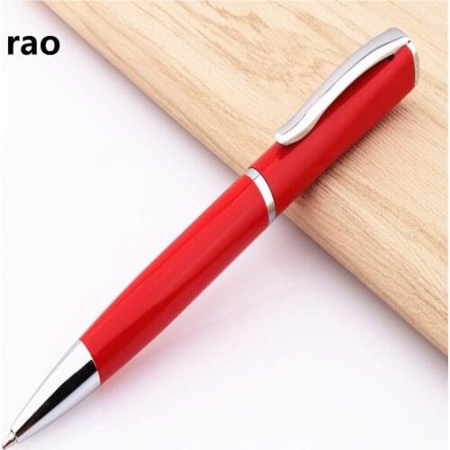Heavy 819 Red Business office Medium Nib Ballpoint Pen New school students Stationery supplies