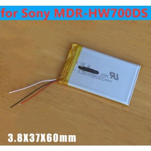 New Original Battery for Sony MDR-HW700DS Headset Li Polymer Rechargeable Accumulator Replacement 3 Lines