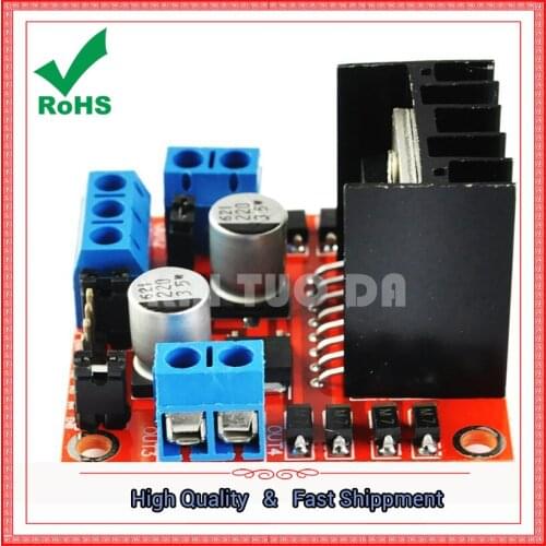 Original chip L298N motor drive plate module DC stepper motor robot intelligent car board