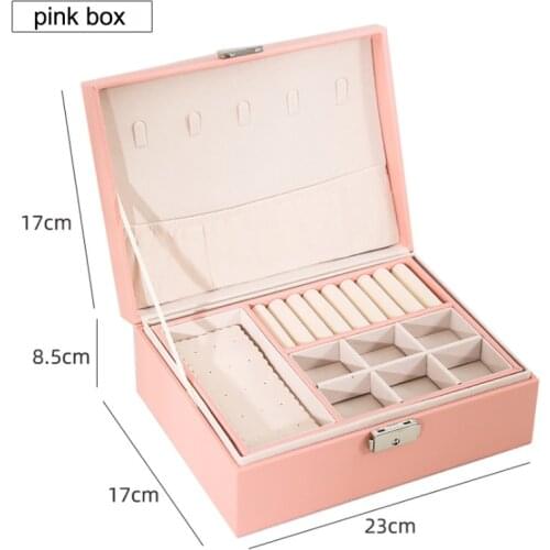 Hot Sale Multifunctional Storage Box Jewelry Box Jewellery Storage Container Jewlery Organizer Necklaces Holder Gift Packaging