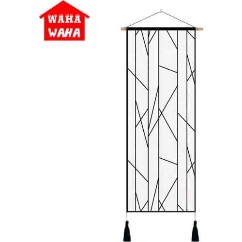 Nordic Geometric Tapestry Decorative Painting Bedroom Tapestry Fabric Electric Meter Box Living Room Background Wall Blanket