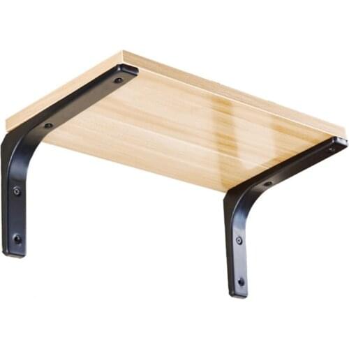 2Pcs L Bracket Heavy Duty Floating Shelf Bracket Corner Brace Support