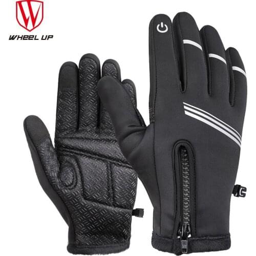 Cycling gloves Full Finger Touch screen Thermal Warm outdoor sports gloves MTB bike bicycle motorcycle Ski Riding glove winter