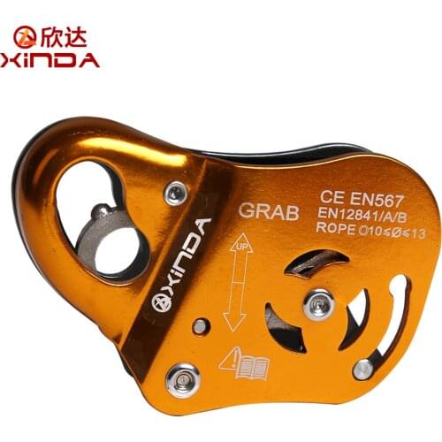 XINDA Brand Rock Climb Asending & Descending Safety Equipment Removable Rope Gripper Automatic Lock Anti Fall Protctive Gear