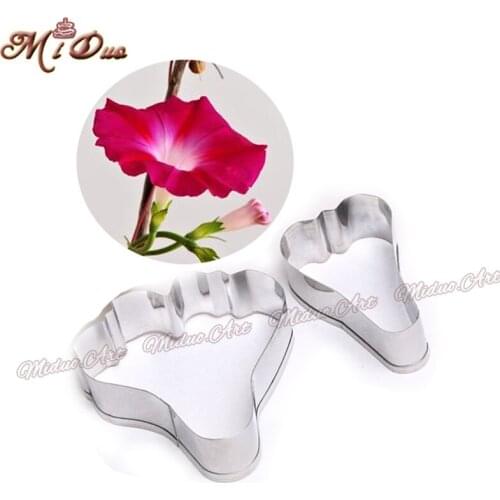 Gumpaste Morning Glory Flower Petal Crafts Cutter Gumpaste Flower Surfinia Petunia Petals Stainless Steel Cutter