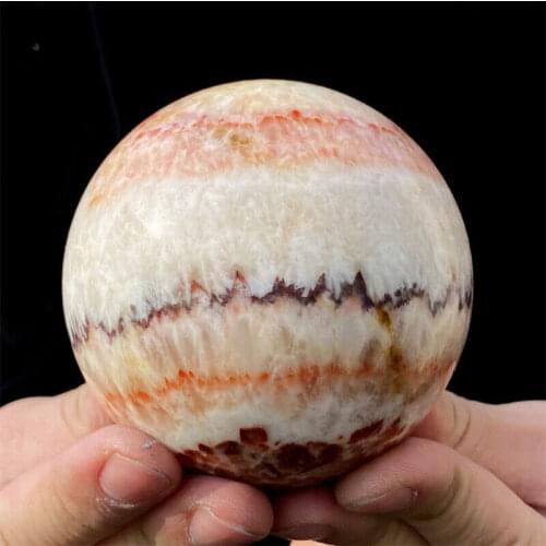 1pcs Natural Pork Stone Ball Quartz Crystal Ball Mineral Healing