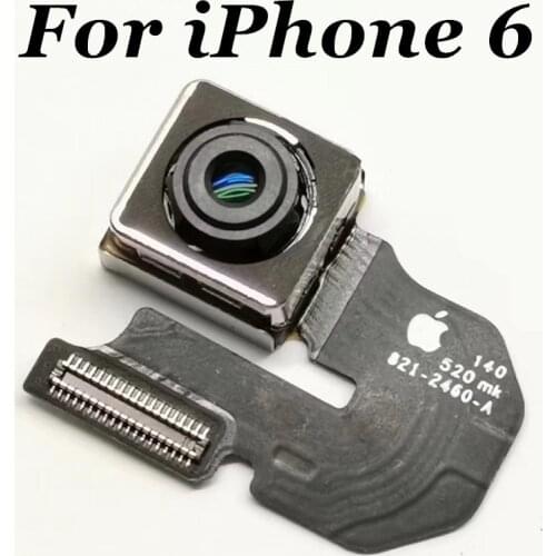100% New TEST OK original Rear Back big camera for IPHONE 6 camera Module Flex Cable FOR iphone 6 4.7inch MIXUEWEIQI