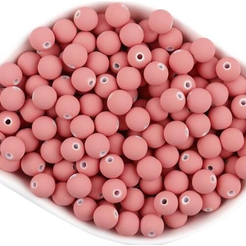 100pcs/lot Mixed Acrylic Paint Beads Round Letter Seed Spacer Beads for Kids Bracelets Necklaces DIY Jewelry Making Findings