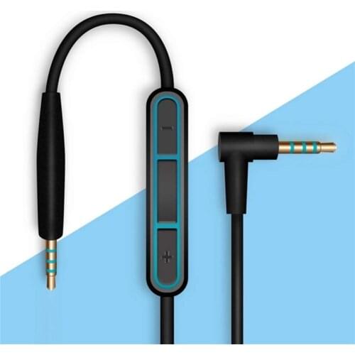 3.5mm to 2.5mm Headphone Audio Cable Wire with Mic for QC25 QC35 SoundTrue OE2 for xiaomi huawei samsung iphone