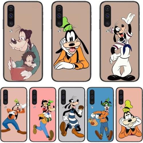 Goofy Happy Dog Disney Design Soft TPU Phone Case Hull For Samsung Galaxy A 3 5 6 7 8 9 E 2018 Plus 2017 E S Black Shell Art Ce