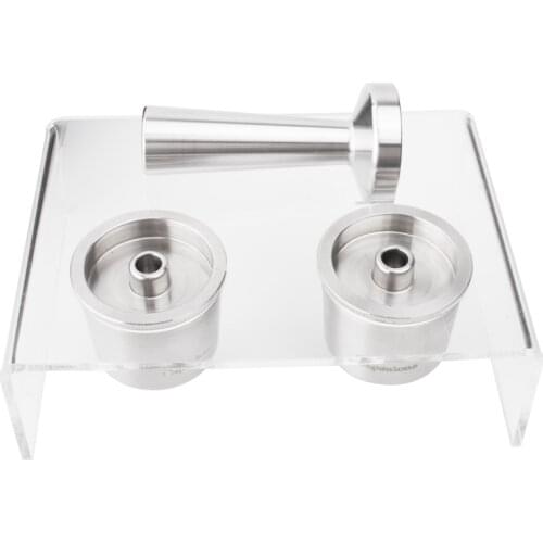 Capsulone capsule holder tamper refillable resuable steel filter fit for illy X Y type coffee machine