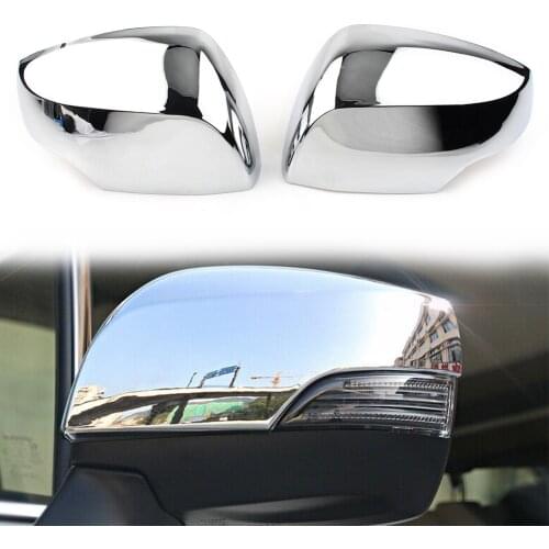 For Subaru Forester SJ 2013 2014 2015 2016 2017 2018 with Turn Light Car Rearview Mirror Side Mirrors Cover Cap Chrome ABS