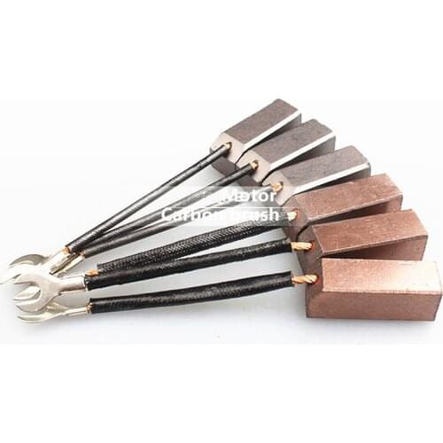 Generator carbon brush 8 10 12.5 32 40mm,high copper semi copper single wire Generator carbon brushes