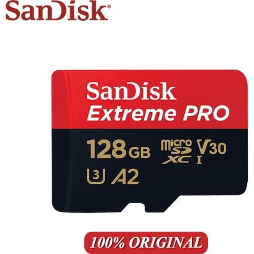 Original SanDisk A1 32GB Class 10 Memory Card Micro SD Card 64GB 128GB A2 TF Card U3 Flash Card With Adapter for Phone Drone