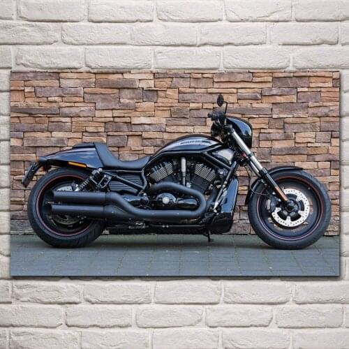Cool vrscdx black motorcycle night hot rod superbike artwork posters on the wall picture home living room decoration KP946