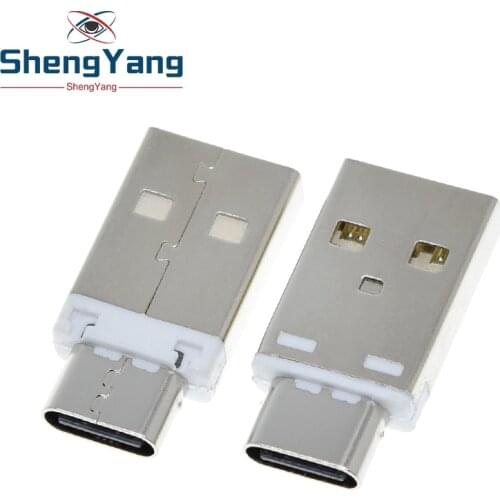 TZT 5A Mini Converter TYPE A Male USB To TYPE-C Female USB 3.1 Plug Connector Compatibility QC4.0 QC3.0 PD Mobile Phone Charger