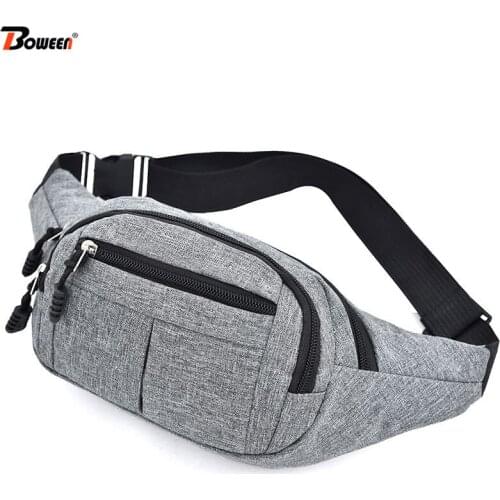 2020 New Belt Bag Womens Waist Bag Men Fanny Pack Casual Outdoor Banana Chest Bag Waist Pack Leisure Phone Pouch Unisex