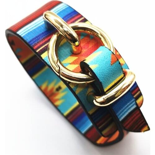 Blue Fashion Bracelets Leopard Jewelry Boho Women Bracelets Fashion Girl SunFlower Bangle Female Jewelry