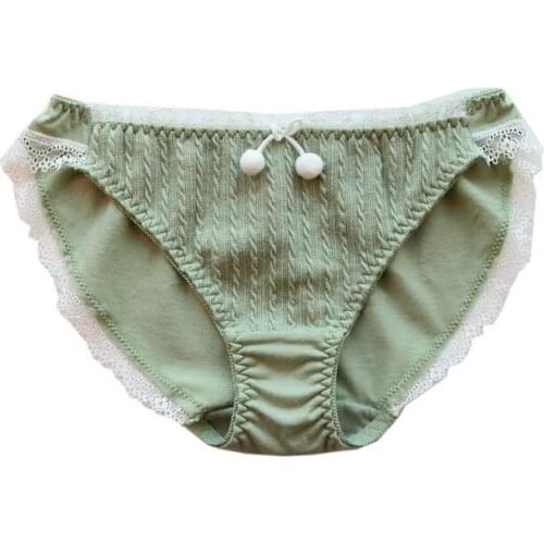 2022 Hot Sale Lovely New Women Panties Cute Comfortable Breathable Women Sexy Lingerie Cotton Underwear Bow Briefs AD078