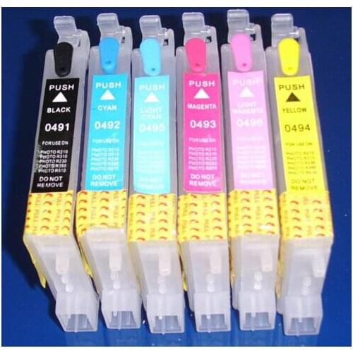 Refillable Ink Cartridges T2431-T2436 For Epson XP-55, XP-750, XP-760, XP-850, XP-851, XP-860, XP-950, XP-960 printer