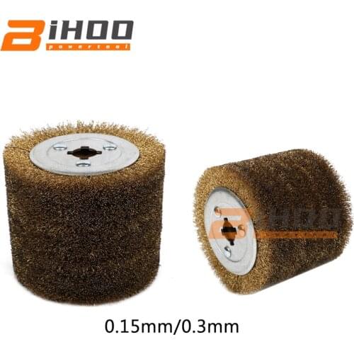 Deburring Abrasive Stainless Steel Wire Round Brush Polishing Sanding Buffer Wheel for Wood Metal Paint Rust Removal