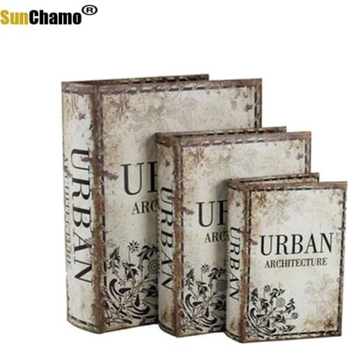 Wooden Storage Box Retro European Style World map Security Safe Book Cash Money Jewelry Organizer Box Organizer