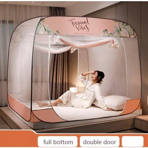 Cartoon Modeling Fall Proof Mosquito Net Household Yurt Mosquito net Class A Baby Products Material Mosquito Net Dense Gauze