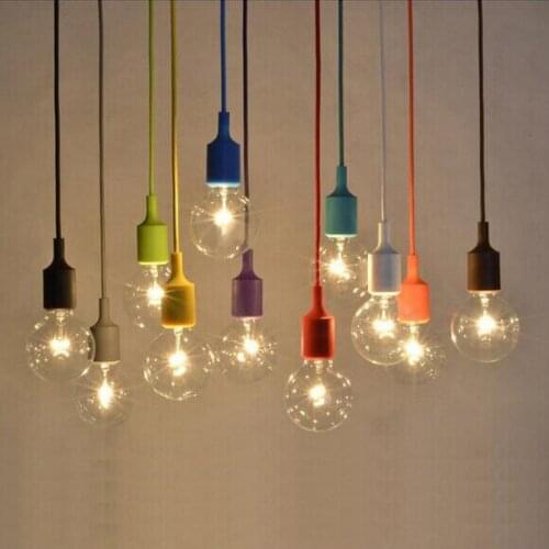 Modern Personality bar colorful pendant lamp display clothes store
