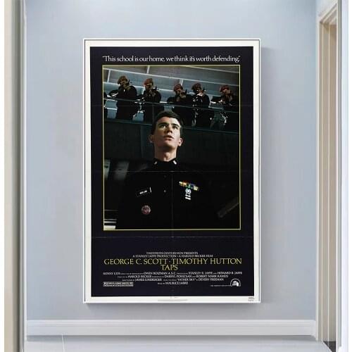 V0876 Taps Vintage Classic Movie Wall Silk Cloth HD Poster Art Home Decoration Gift