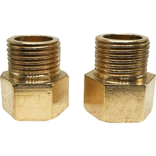 1PC Female 1/2" to 1/2" Male Brass Threaded Connector Hose Repair Garden Water Tap Connector Pipe Fittings