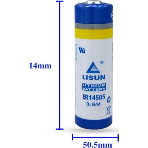 10PCS ER14505 lithium battery 3.6V AA PLC lithium battery. Water meter battery 14505